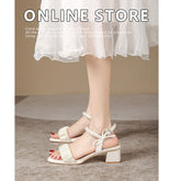 Tacones de malla con punta abierta para mujer Fairy Not Tired